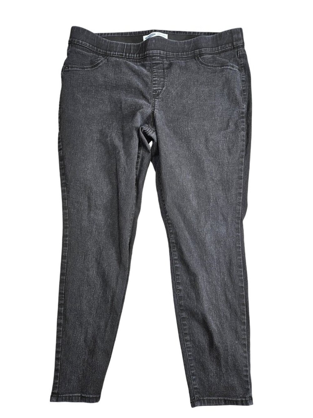 Old Navy Super Skinny Jegging Jeans Womens 20 Gray Charcoal High Rise Stretch